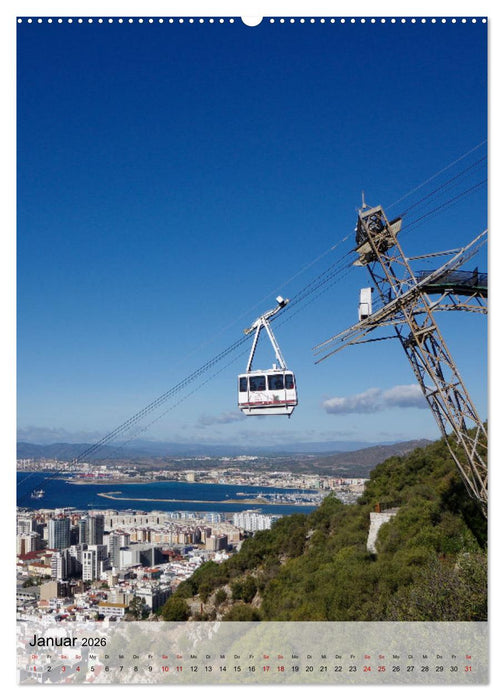 Gibraltar - Britische Kolonie am Mittelmeer (CALVENDO Wandkalender 2026)