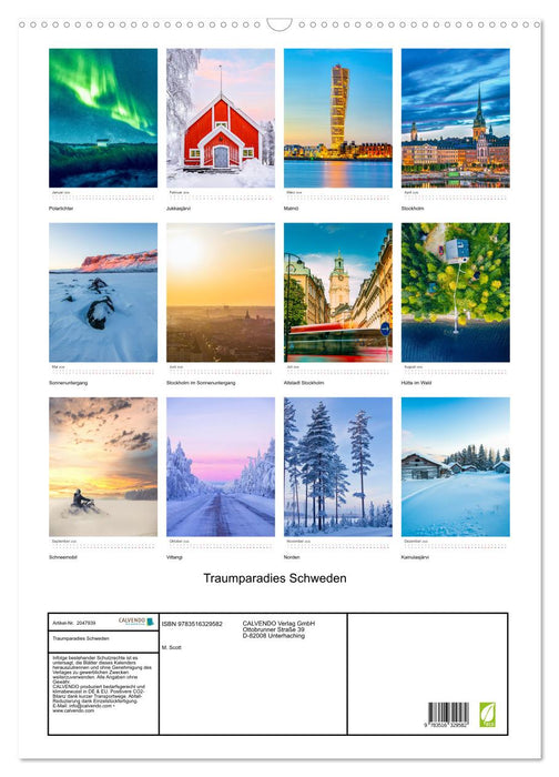 Traumparadies Schweden (CALVENDO Wandkalender 2026)