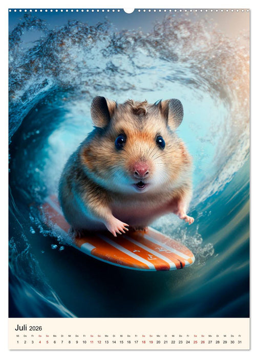 Was für ein Hamster (CALVENDO Premium Wandkalender 2026)