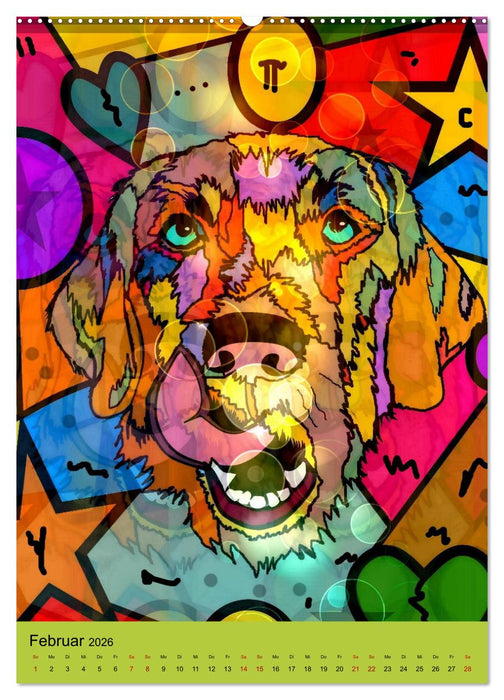 Ja das ist Kunst, sonst noch Fragen (CALVENDO Premium Wandkalender 2026)