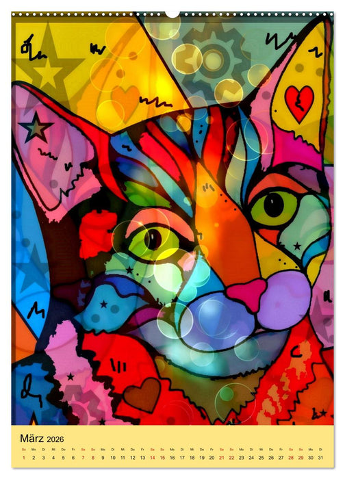 Ja das ist Kunst, sonst noch Fragen (CALVENDO Premium Wandkalender 2026)