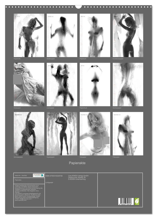 Papierakte (CALVENDO Wandkalender 2026)