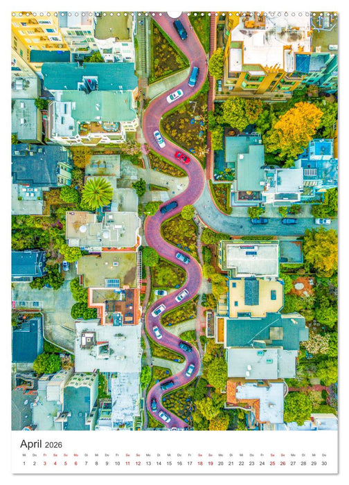 San Francisco - Eine Reise nach Kalifornien. (CALVENDO Wandkalender 2026)