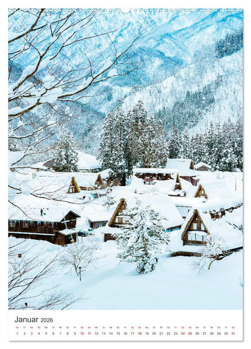 Japan - Die spannende Insel im Pazifik. (CALVENDO Wandkalender 2026)