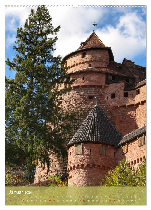 Reise durchs Elsass (CALVENDO Premium Wandkalender 2026)