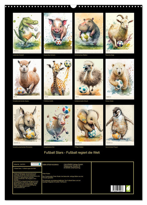 Fußball Stars - Fußball regiert die Welt (CALVENDO Wandkalender 2026)