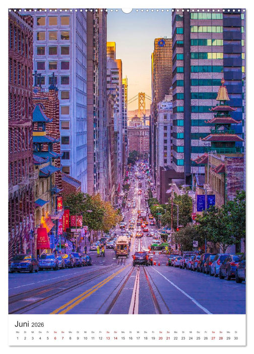 Kalifornien - Traumstrände, Weltstädte und unberührte Natur (CALVENDO Premium Wandkalender 2026)