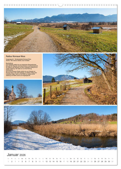 Radlglück mit Alpenblick 2026 (CALVENDO Premium Wandkalender 2026)