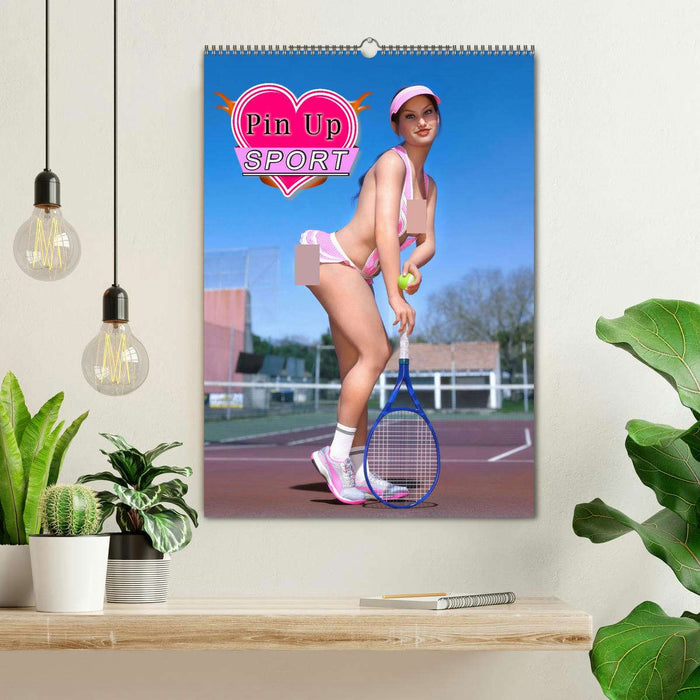 Pin Up Sport (CALVENDO Wandkalender 2026)