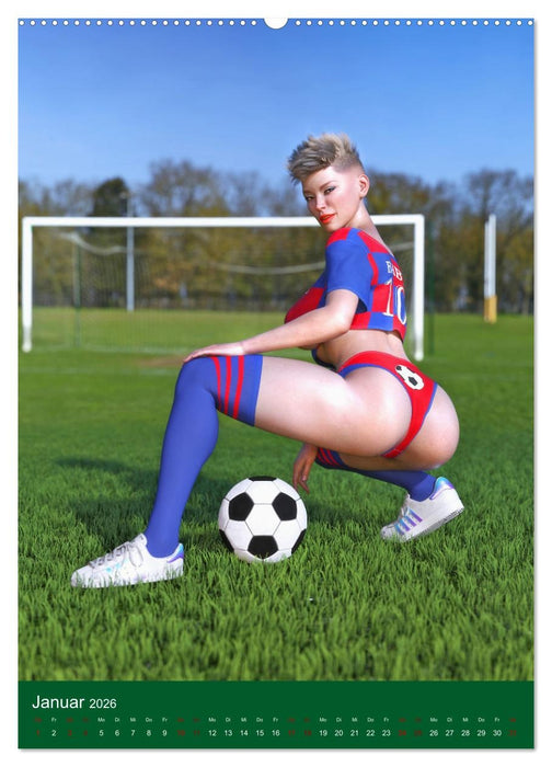 Pin Up Sport (CALVENDO Wandkalender 2026)