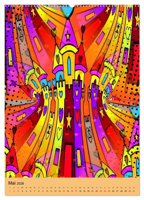 Ja das ist Kunst, sonst noch Fragen (CALVENDO Wandkalender 2026)