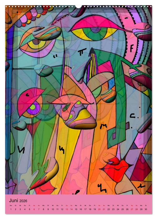 Ja das ist Kunst, sonst noch Fragen (CALVENDO Wandkalender 2026)