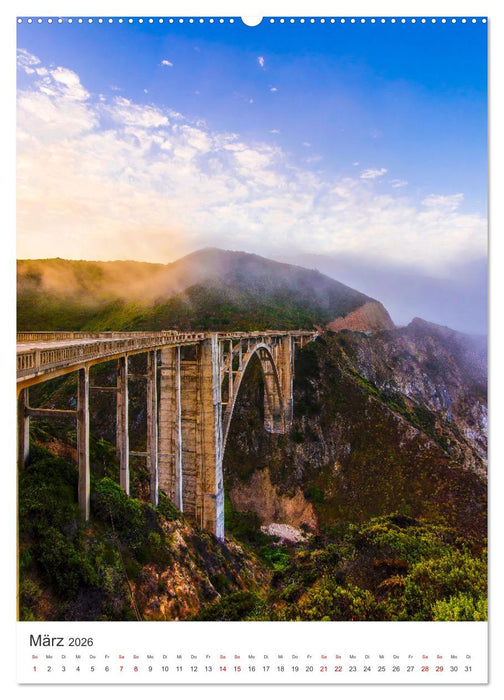 Kalifornien - Traumstrände, Weltstädte und unberührte Natur (CALVENDO Wandkalender 2026)