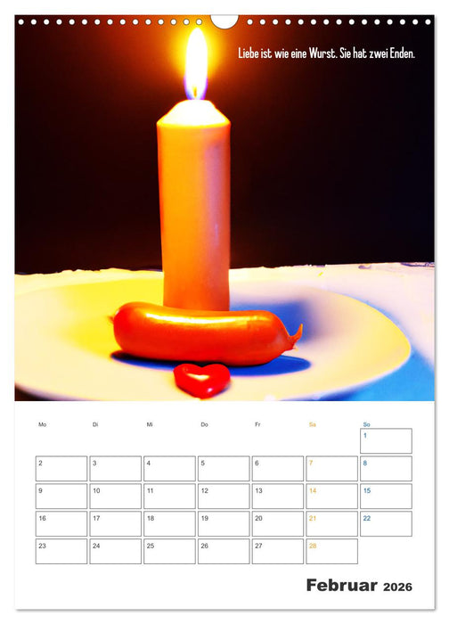 Ist mir Wurst Kalender (CALVENDO Wandkalender 2026)