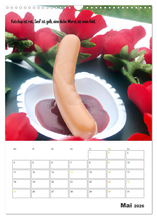 Ist mir Wurst Kalender (CALVENDO Wandkalender 2026)