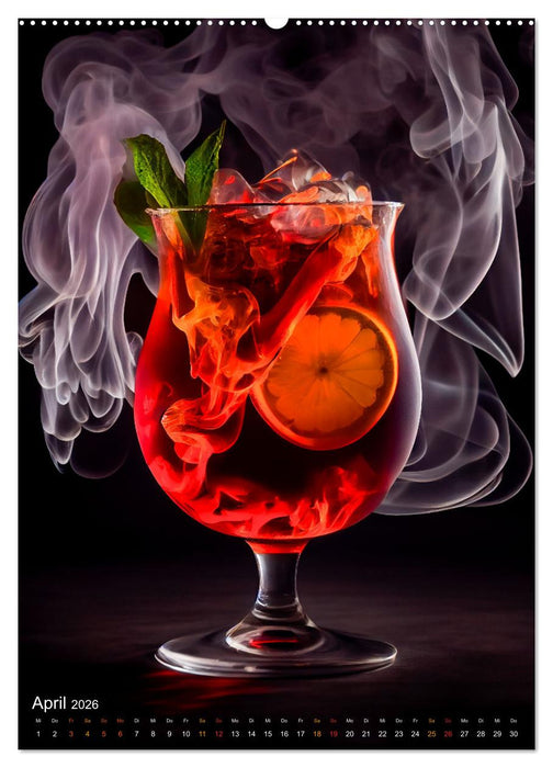Cocktails - Bewährter Genuss neu interpretiert (CALVENDO Premium Wandkalender 2026)