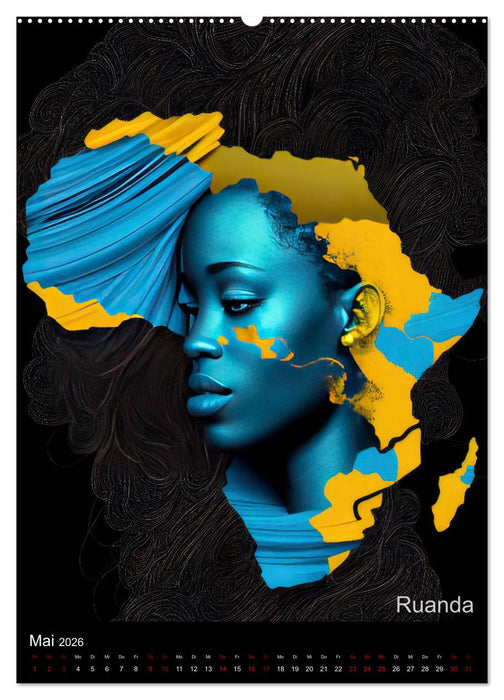 Afrikanische Schönheiten (CALVENDO Wandkalender 2026)