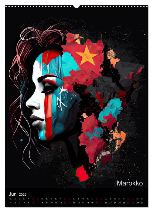 Afrikanische Schönheiten (CALVENDO Wandkalender 2026)