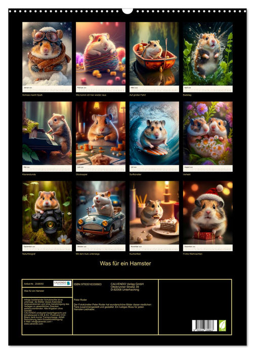 Was für ein Hamster (CALVENDO Wandkalender 2026)