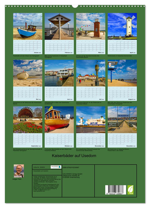 Kaiserbäder auf Usedom (CALVENDO Premium Wandkalender 2026)