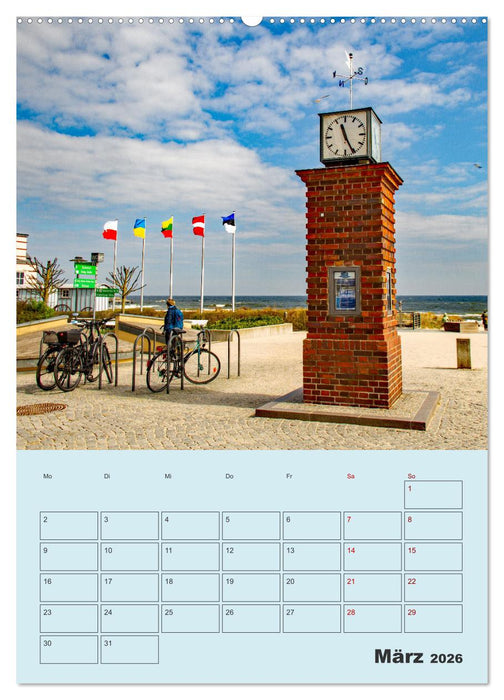 Kaiserbäder auf Usedom (CALVENDO Premium Wandkalender 2026)