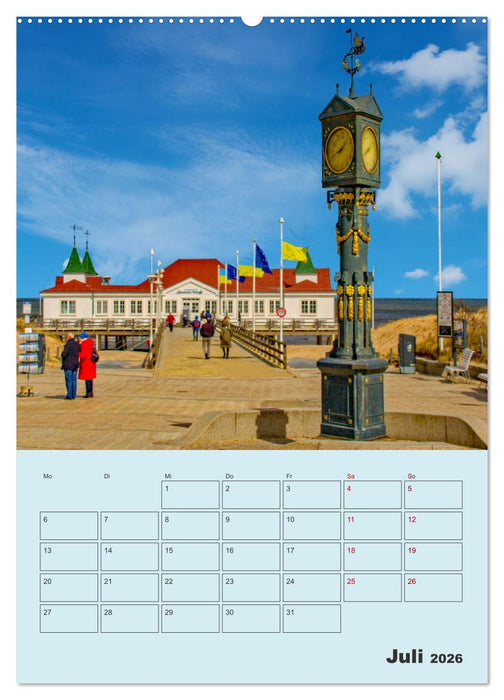 Kaiserbäder auf Usedom (CALVENDO Premium Wandkalender 2026)