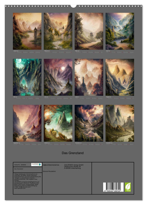 Das Grenzland (CALVENDO Premium Wandkalender 2026)