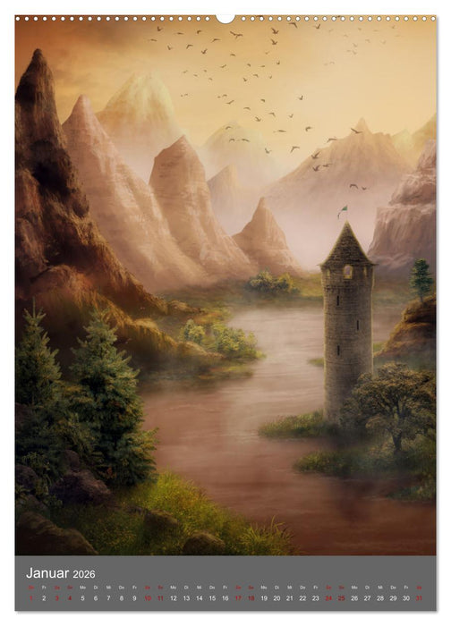 Das Grenzland (CALVENDO Premium Wandkalender 2026)