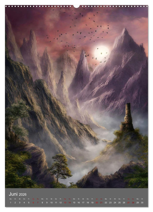 Das Grenzland (CALVENDO Premium Wandkalender 2026)