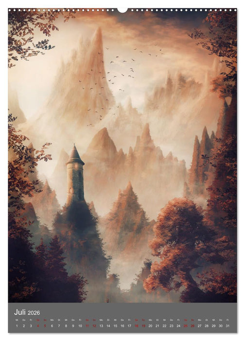 Das Grenzland (CALVENDO Premium Wandkalender 2026)