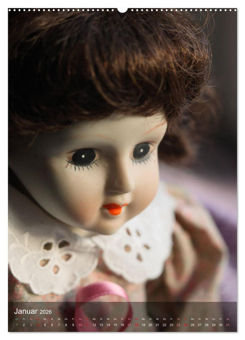 Puppen-Gesichter (CALVENDO Premium Wandkalender 2026)