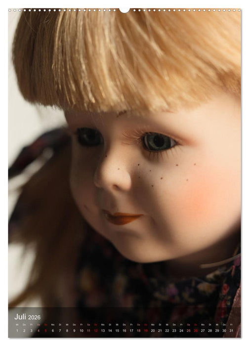 Puppen-Gesichter (CALVENDO Premium Wandkalender 2026)
