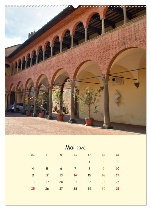 Siena - Impressionen (CALVENDO Premium Wandkalender 2026)