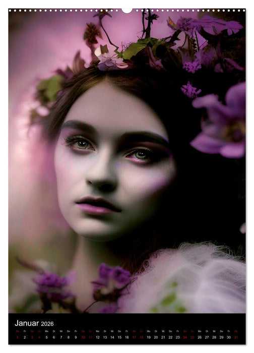 Auroras zauberhafte Schwestern (CALVENDO Premium Wandkalender 2026)