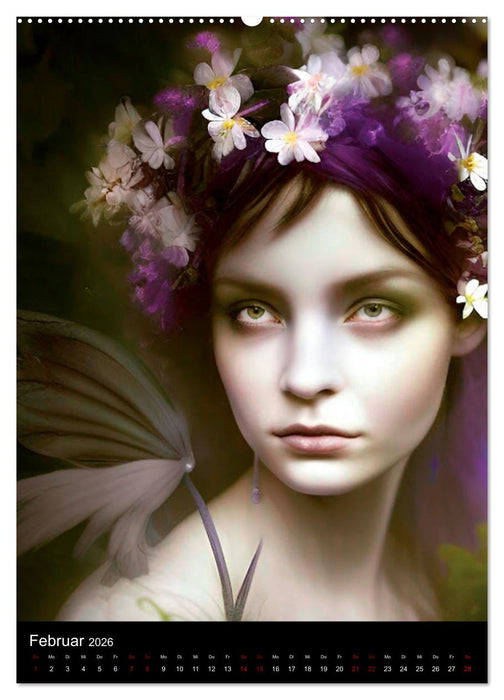 Auroras zauberhafte Schwestern (CALVENDO Premium Wandkalender 2026)