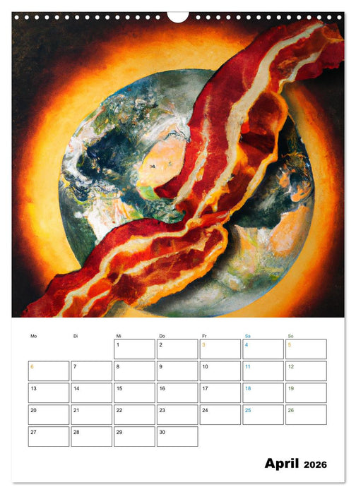 Bacon Kalender - Wir lieben Bacon (CALVENDO Wandkalender 2026)