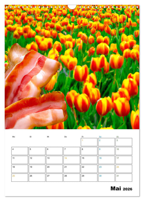 Bacon Kalender - Wir lieben Bacon (CALVENDO Wandkalender 2026)
