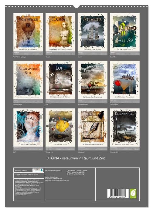 UTOPIA - versunken in Raum und Zeit (CALVENDO Premium Wandkalender 2026)
