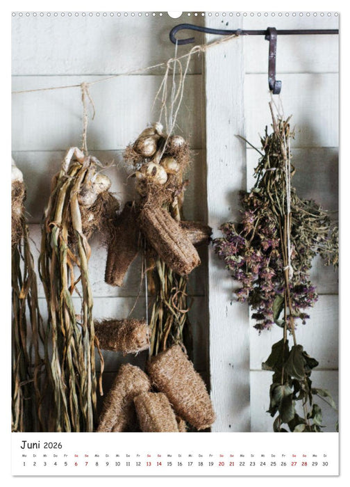 Kräuterküche - Pikante Stilleben aus der Gewürzküche (CALVENDO Premium Wandkalender 2026)