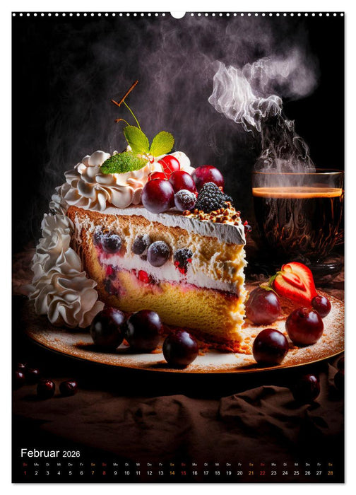 Back Kunst - Süße Köstlichkeiten zum Dahinschmelzen (CALVENDO Premium Wandkalender 2026)