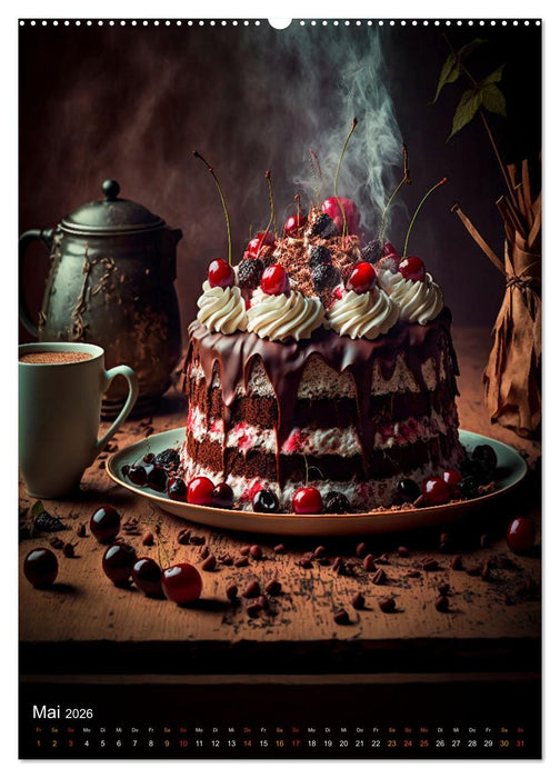 Back Kunst - Süße Köstlichkeiten zum Dahinschmelzen (CALVENDO Premium Wandkalender 2026)