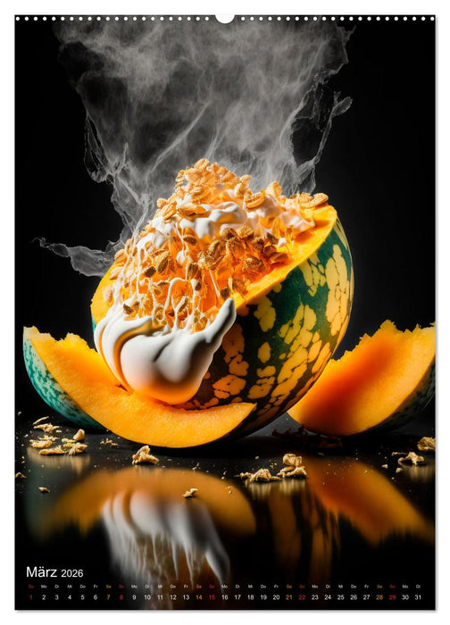 Desserts - Süße Köstlichkeiten zum Dahinschmelzen (CALVENDO Wandkalender 2026)