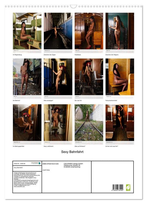 Sexy Bahnfahrt (CALVENDO Wandkalender 2026)