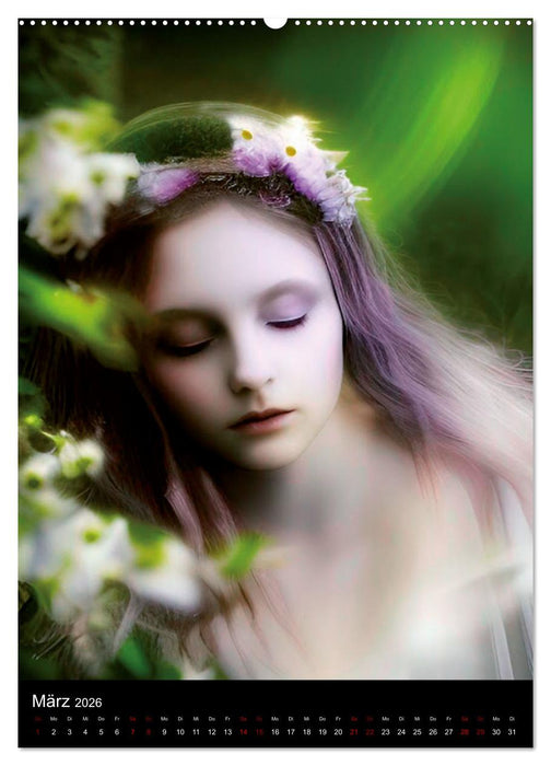 Auroras zauberhafte Schwestern (CALVENDO Wandkalender 2026)