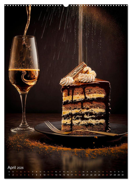 Back Kunst - Süße Köstlichkeiten zum Dahinschmelzen (CALVENDO Wandkalender 2026)