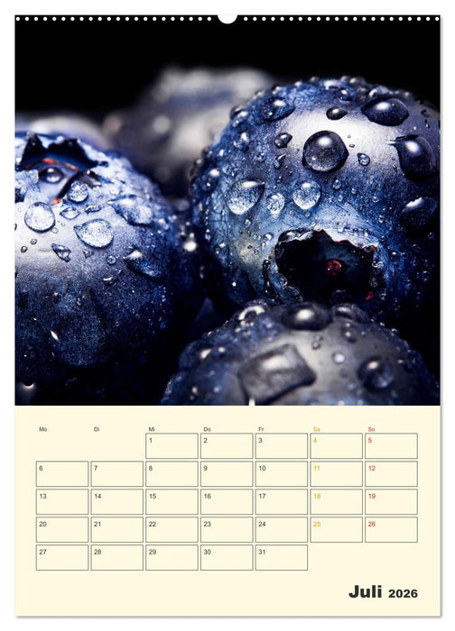 Allerlei Früchte (CALVENDO Premium Wandkalender 2026)