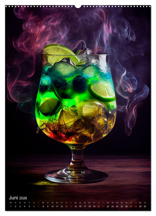 Cocktails - Bewährter Genuss neu interpretiert (CALVENDO Wandkalender 2026)