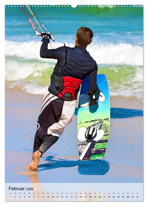 Kitesurfen - Fun pur (CALVENDO Premium Wandkalender 2026)