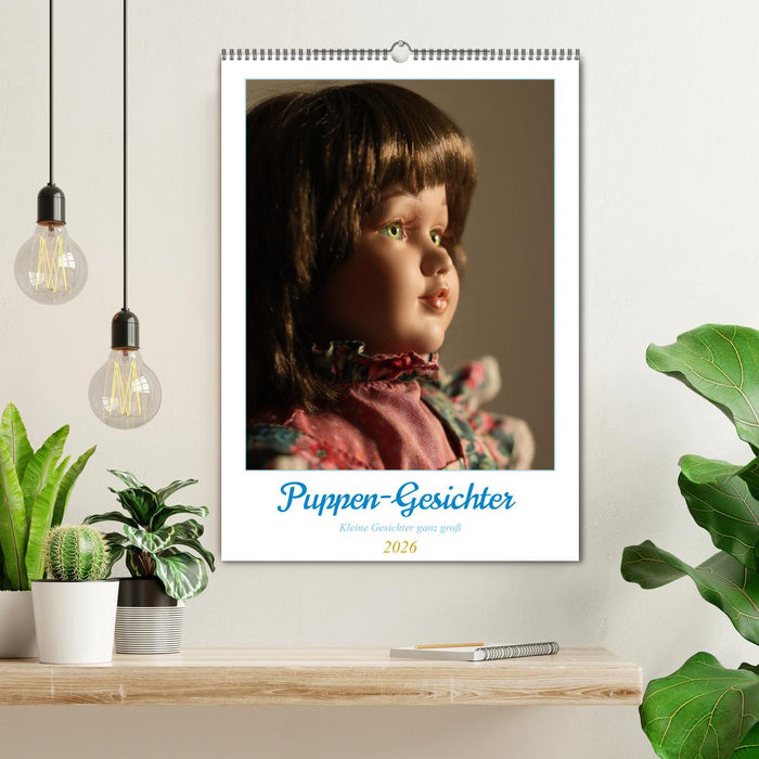 Puppen-Gesichter (CALVENDO Wandkalender 2026)
