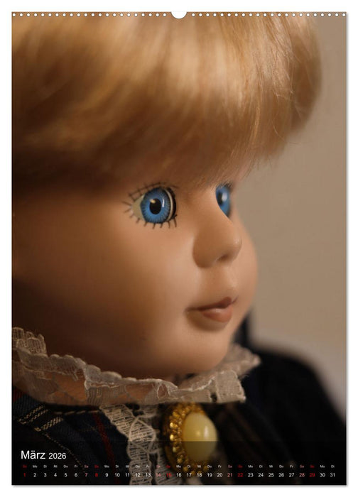 Puppen-Gesichter (CALVENDO Wandkalender 2026)